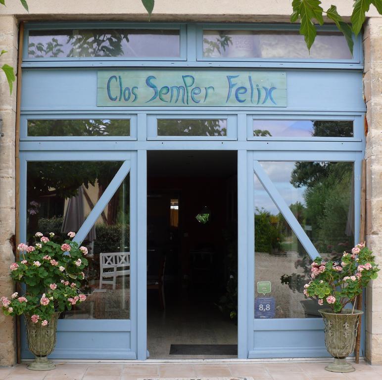 Chambres D'Hotes Du Clos Semper Felix Sainte-Bazeille Esterno foto